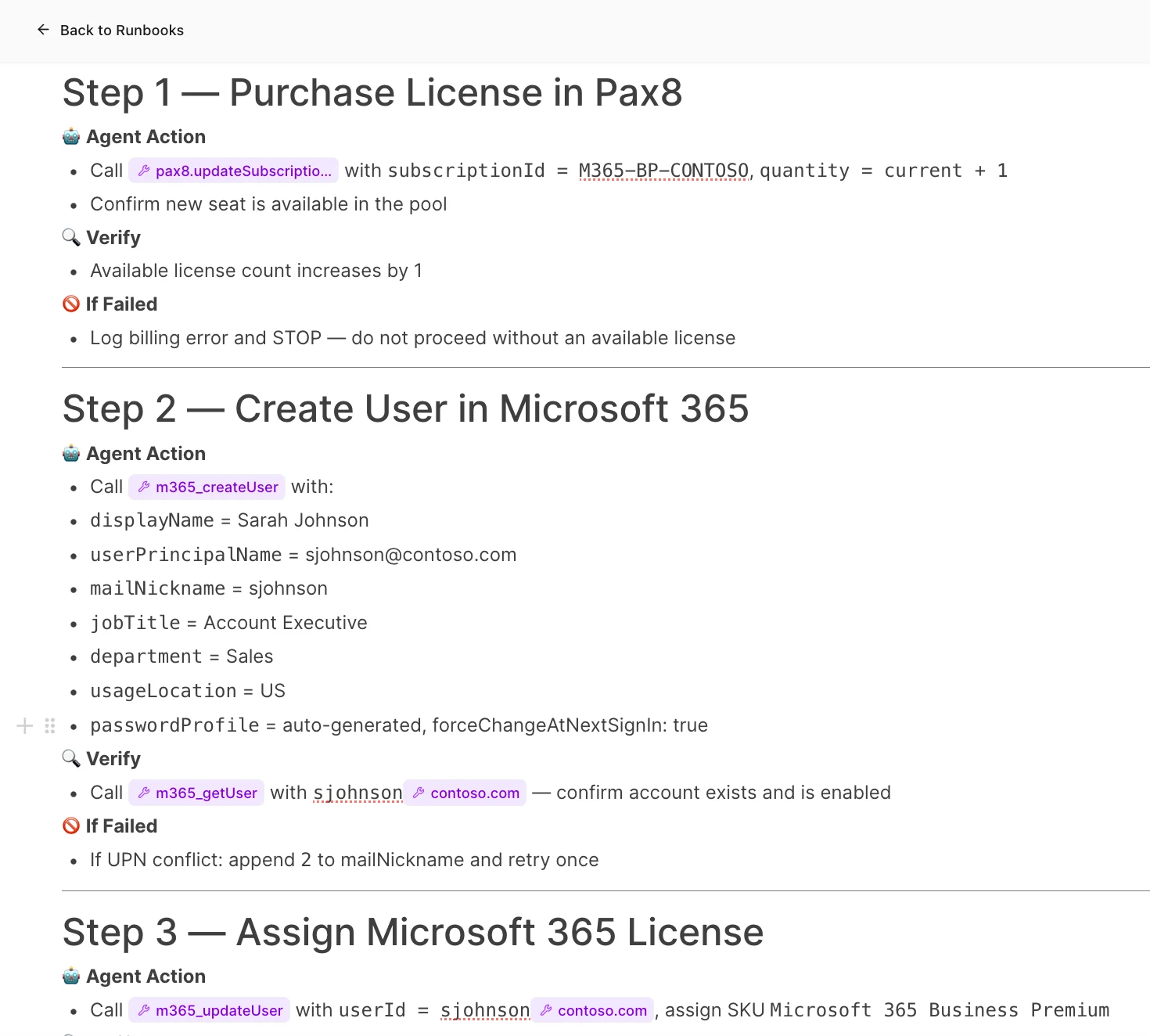 Junto Runbooks: multi-step automated workflows for MSPs